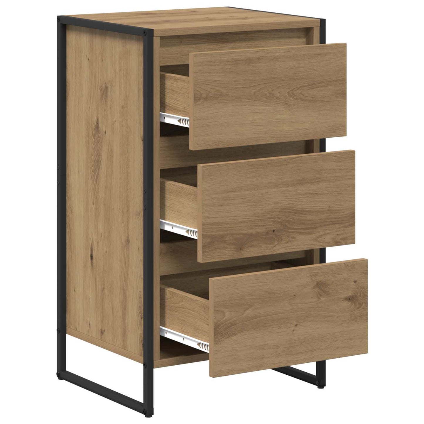 Dressoir Ambachtelijk eiken 42 x 36 x 75.5 cm Bewerkt hout