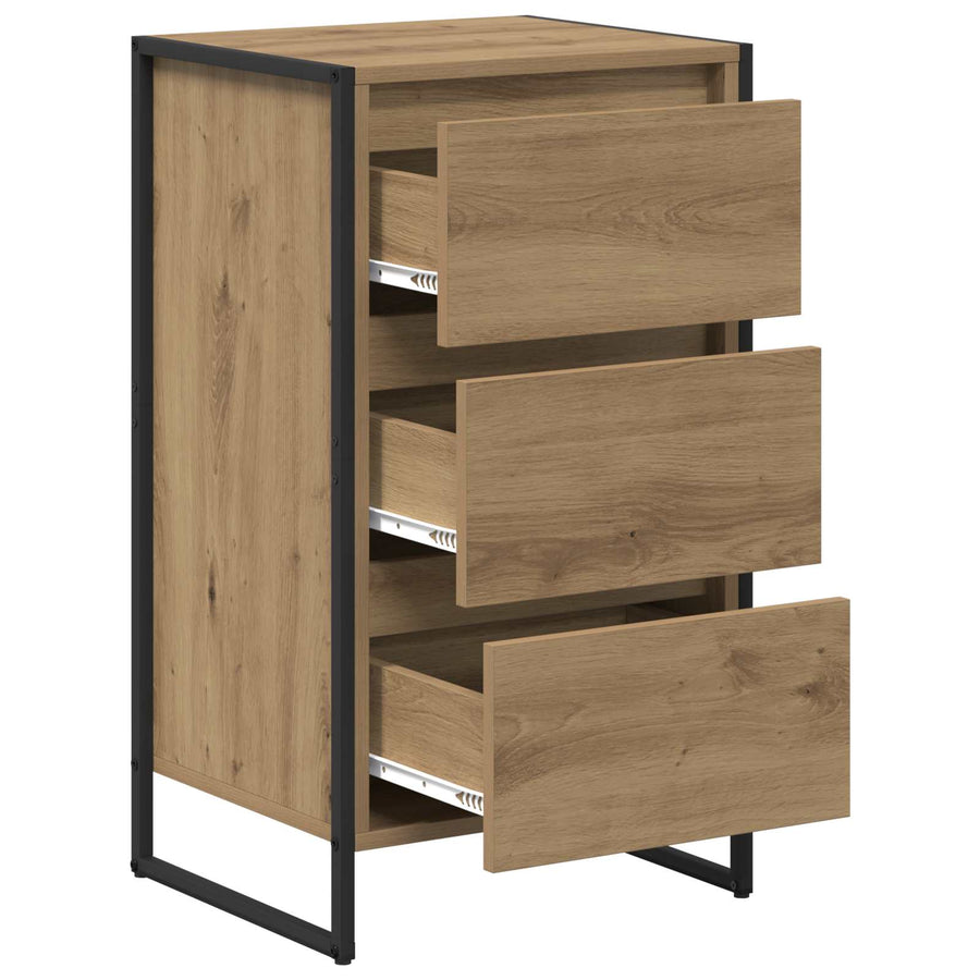 Dressoir Ambachtelijk eiken 42 x 36 x 75.5 cm Bewerkt hout