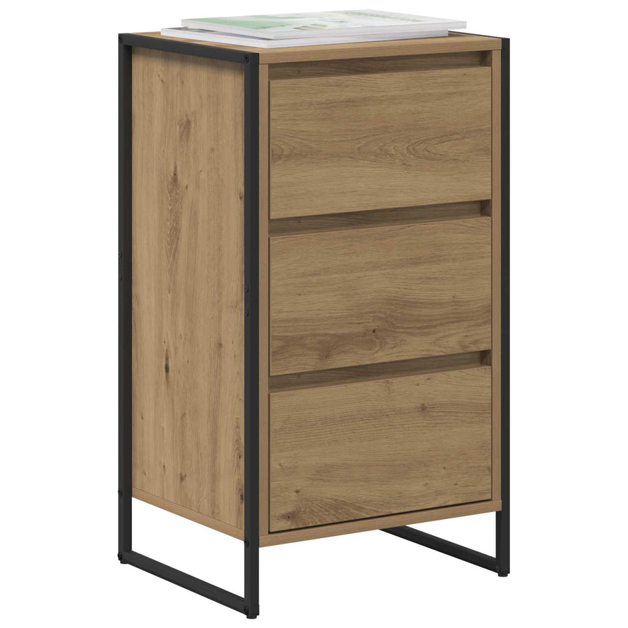 Dressoir Ambachtelijk eiken 42 x 36 x 75.5 cm Bewerkt hout