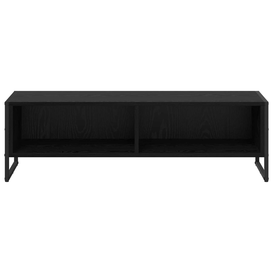 TV-kast Zwart Eiken 100 x 36.5 x 30.5 cm Bewerkt hout