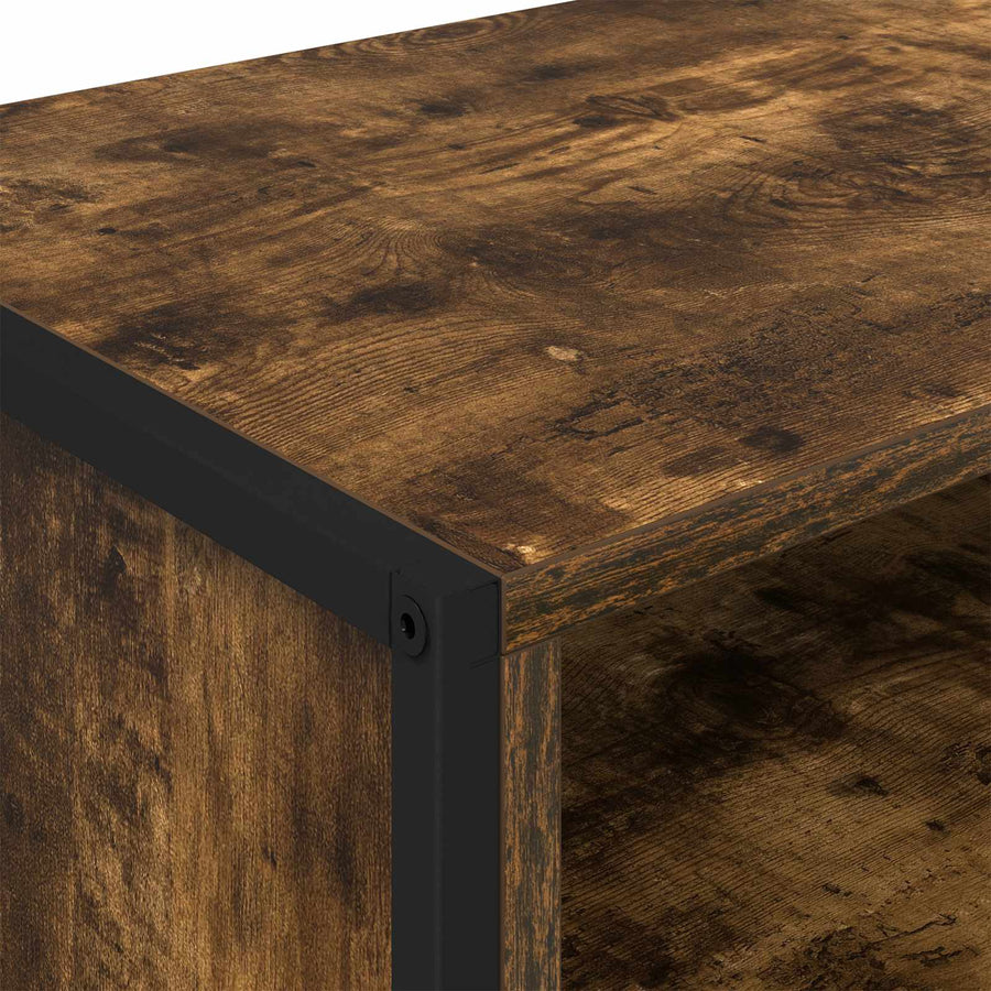TV-kast Rook Eik 100 x 36.5 x 30.5 cm Bewerkt hout