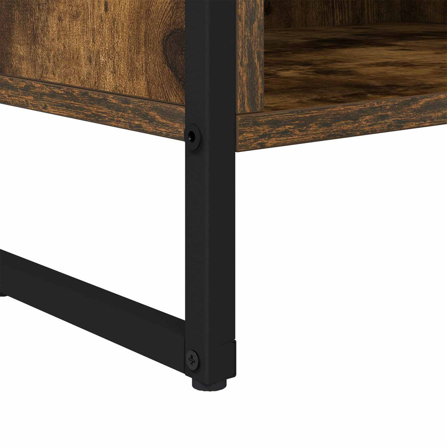 TV-kast Rook Eik 100 x 36.5 x 30.5 cm Bewerkt hout