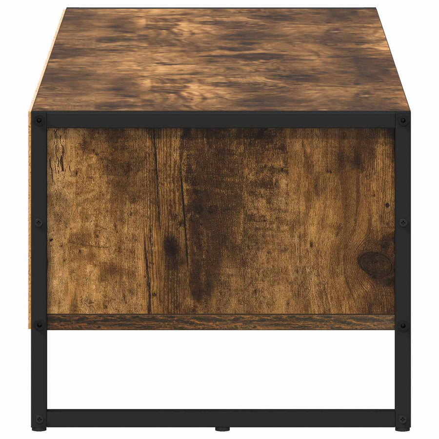 TV-kast Rook Eik 100 x 36.5 x 30.5 cm Bewerkt hout
