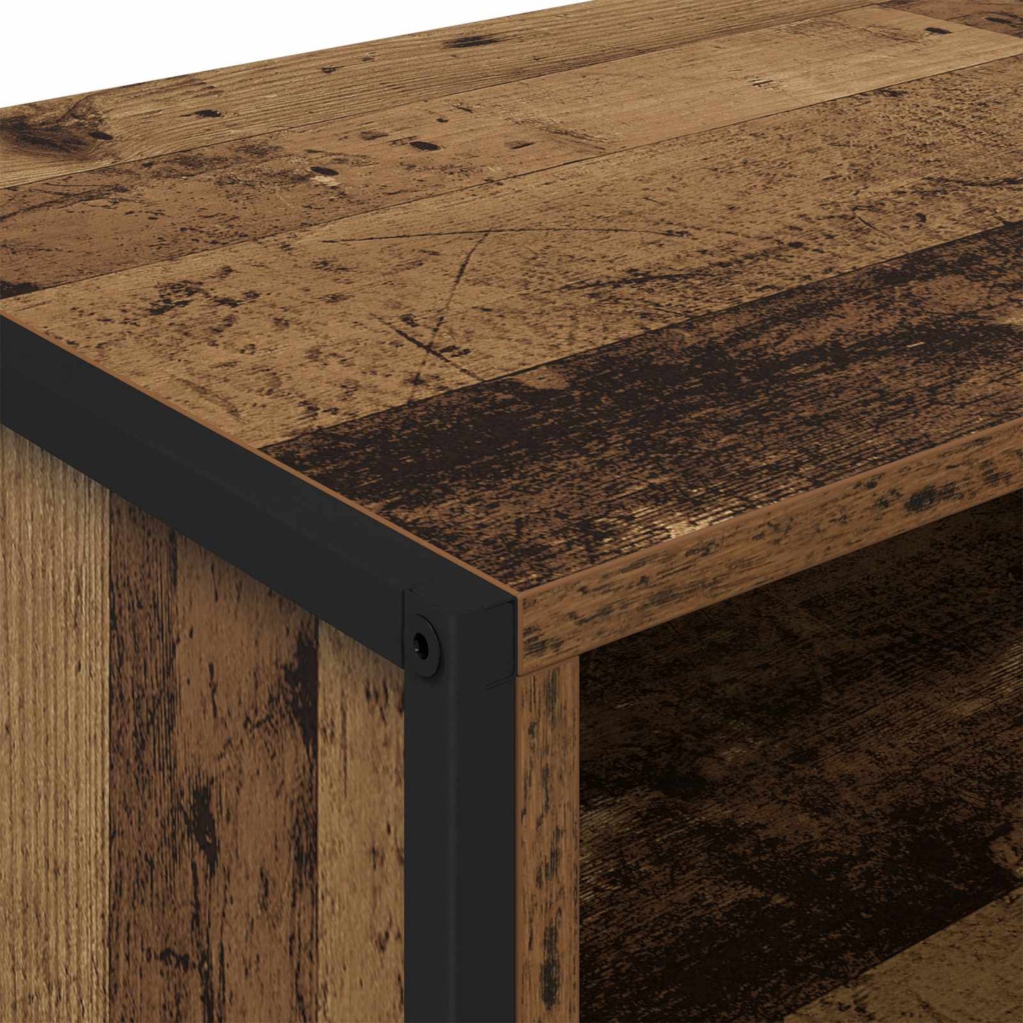 TV-kast Oud Hout 100 x 36.5 x 30.5 cm Bewerkt hout
