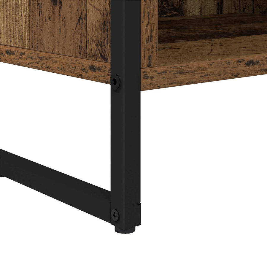 TV-kast Oud Hout 100 x 36.5 x 30.5 cm Bewerkt hout