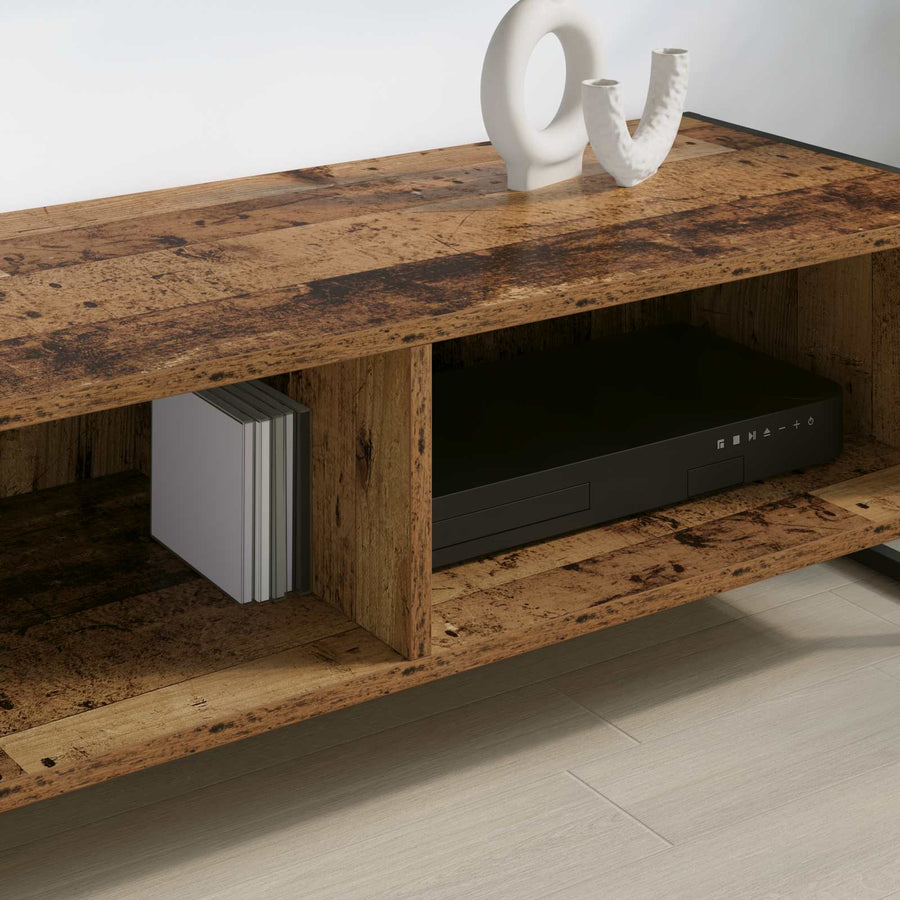 TV-kast Oud Hout 100 x 36.5 x 30.5 cm Bewerkt hout
