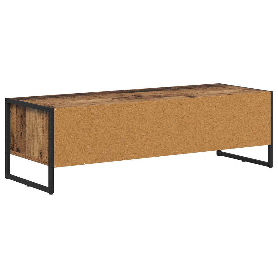 TV-kast Oud Hout 100 x 36.5 x 30.5 cm Bewerkt hout
