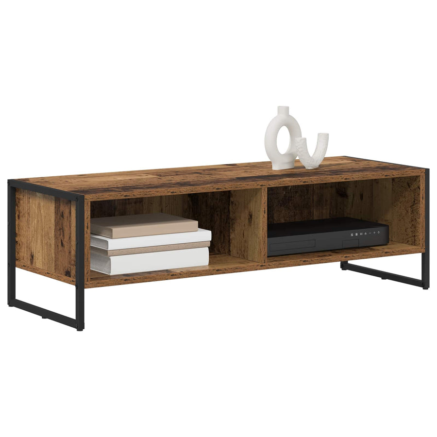 TV-kast Oud Hout 100 x 36.5 x 30.5 cm Bewerkt hout