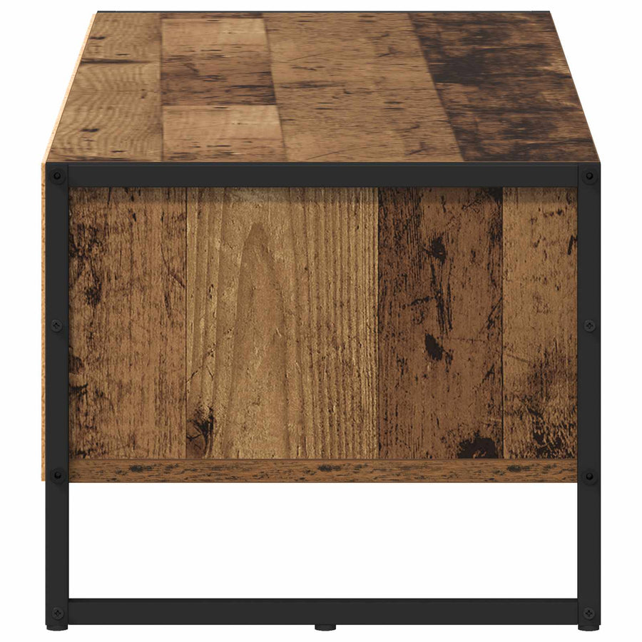 TV-kast Oud Hout 100 x 36.5 x 30.5 cm Bewerkt hout