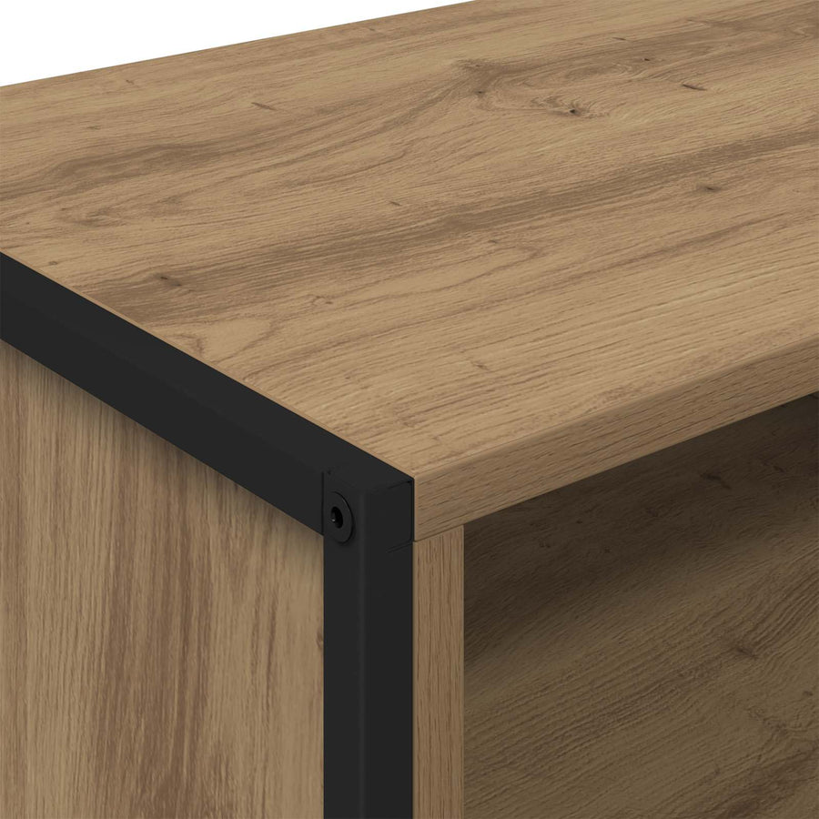 TV-kast Ambachtelijk eiken 100 x 36.5 x 30.5 cm Bewerkt hout