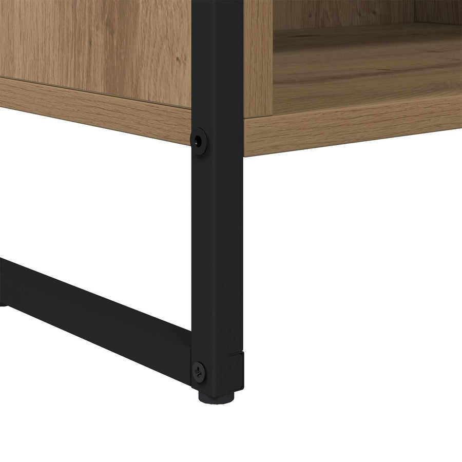 TV-kast Ambachtelijk eiken 100 x 36.5 x 30.5 cm Bewerkt hout