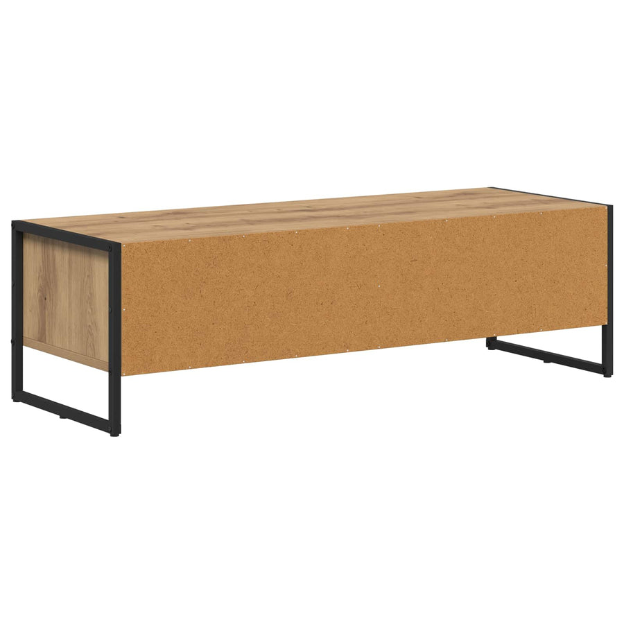 TV-kast Ambachtelijk eiken 100 x 36.5 x 30.5 cm Bewerkt hout