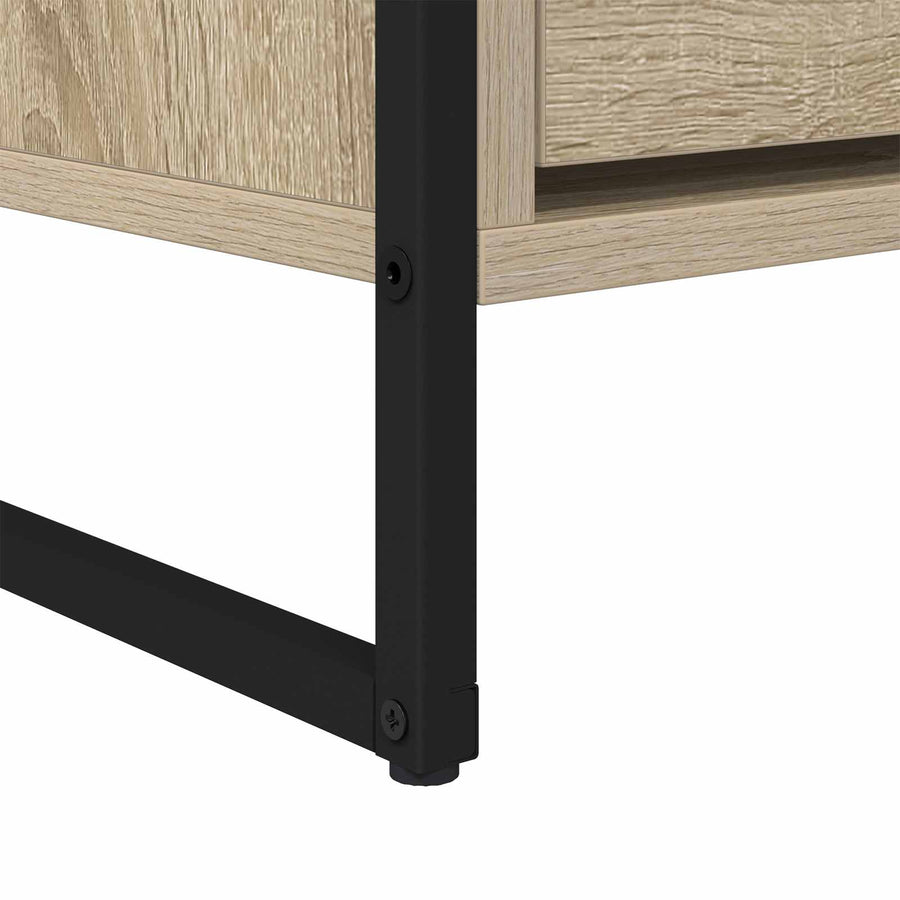 TV-kast met lade Sonoma 100 x 36 x 49,5 cm Bewerkt hout