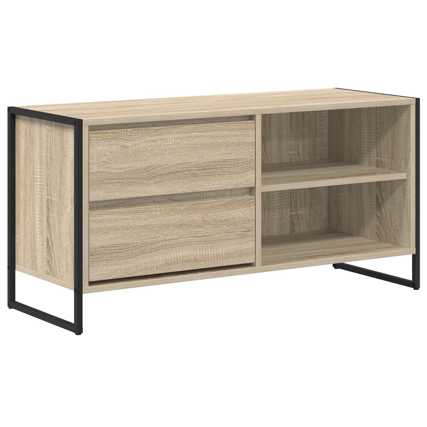 TV-kast met lade Sonoma 100 x 36 x 49,5 cm Bewerkt hout