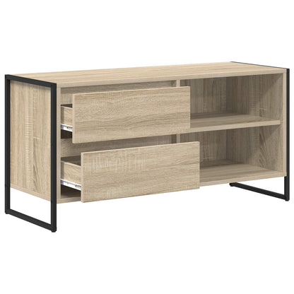 TV-kast met lade Sonoma 100 x 36 x 49,5 cm Bewerkt hout
