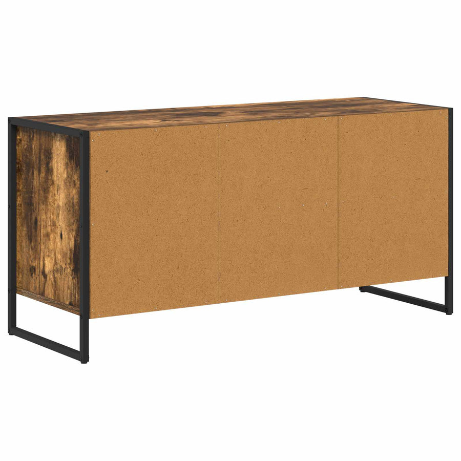 TV-kast met lade Rook Eik 100 x 36 x 49,5 cm Bewerkt hout