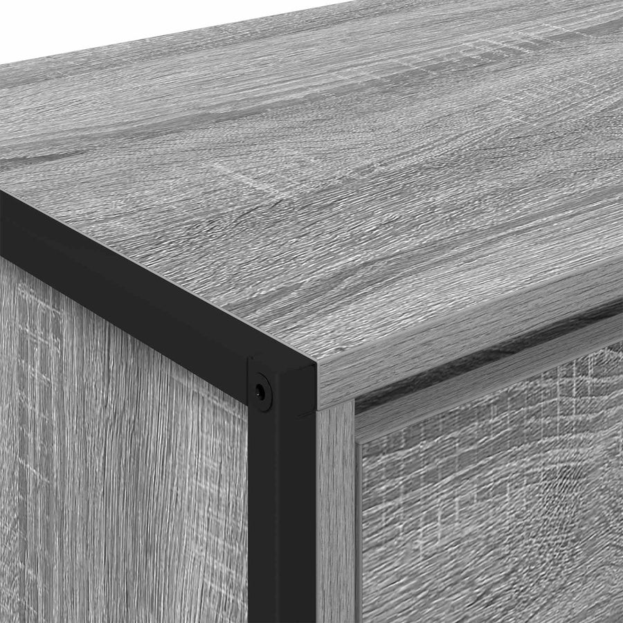 TV-kast met lade Grijs Sonoma 100 x 36 x 49,5 cm Bewerkt hout