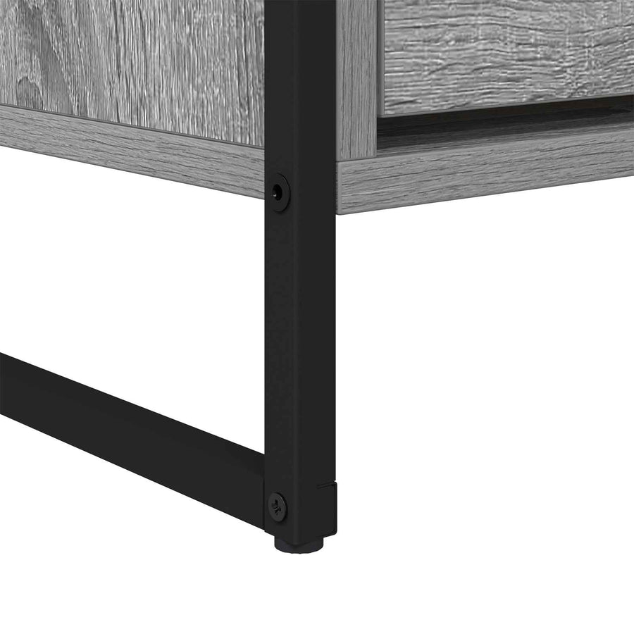 TV-kast met lade Grijs Sonoma 100 x 36 x 49,5 cm Bewerkt hout