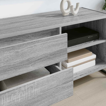 TV-kast met lade Grijs Sonoma 100 x 36 x 49,5 cm Bewerkt hout