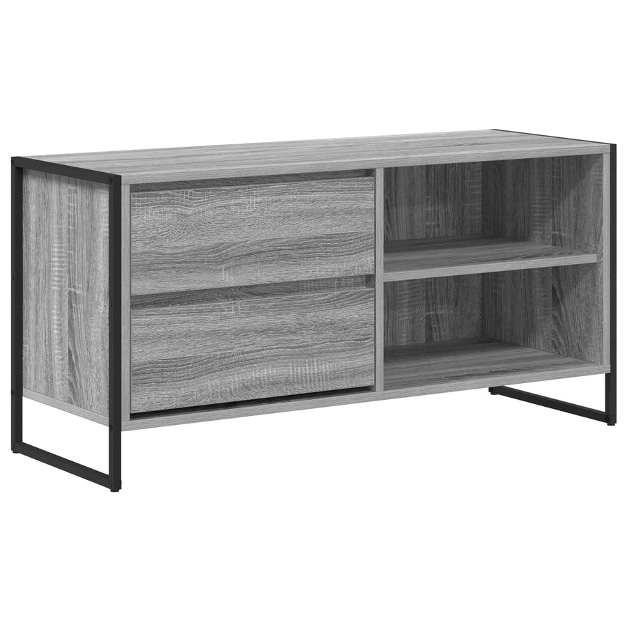 TV-kast met lade Grijs Sonoma 100 x 36 x 49,5 cm Bewerkt hout