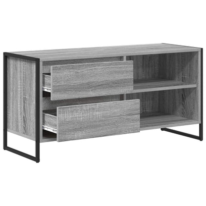 TV-kast met lade Grijs Sonoma 100 x 36 x 49,5 cm Bewerkt hout