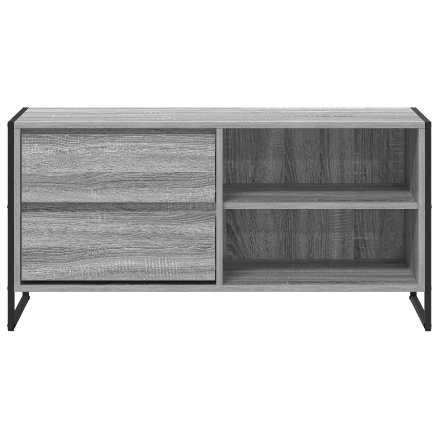 TV-kast met lade Grijs Sonoma 100 x 36 x 49,5 cm Bewerkt hout