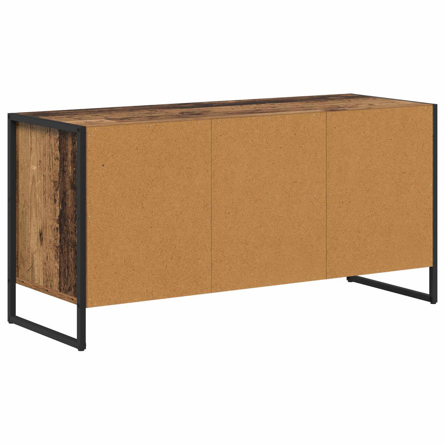 TV-kast met lade Oud Hout 100 x 36 x 49,5 cm Bewerkt hout