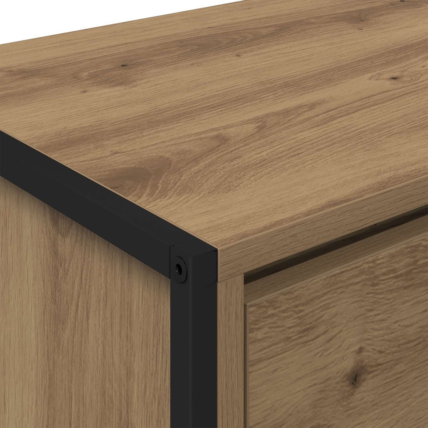 TV-kast Ambachtelijk eiken 100 x 36 x 49,5 cm Bewerkt hout