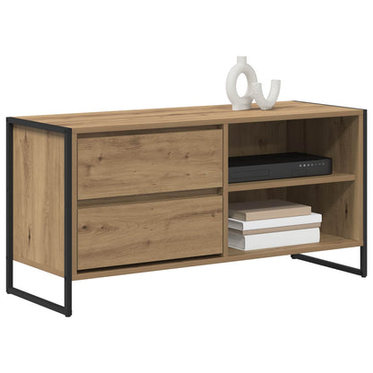 TV-kast Ambachtelijk eiken 100 x 36 x 49,5 cm Bewerkt hout