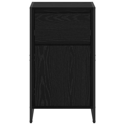 Dressoir met lade Zwart Eiken 81 x 36 x 150.5 cm Bewerkt hout