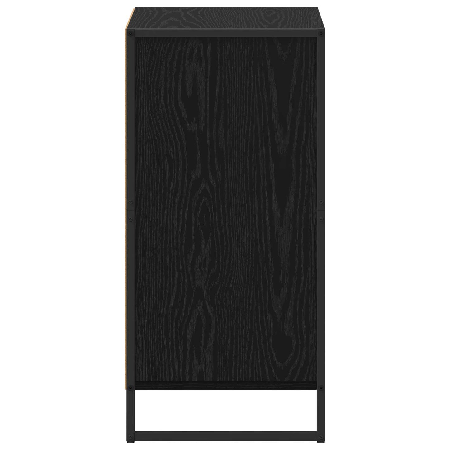 Dressoir met lade Zwart Eiken 81 x 36 x 150.5 cm Bewerkt hout