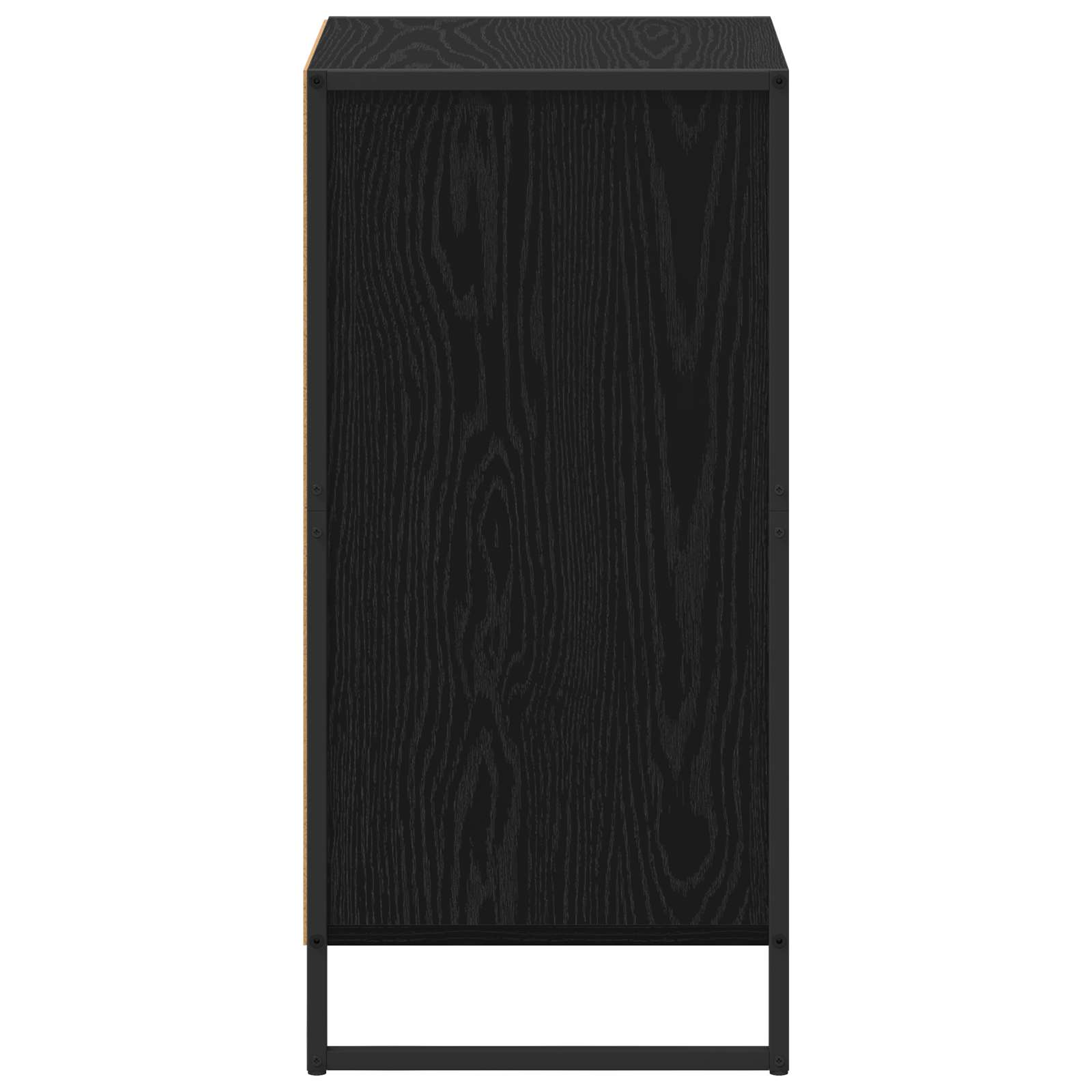 Dressoir met lade Zwart Eiken 81 x 36 x 150.5 cm Bewerkt hout