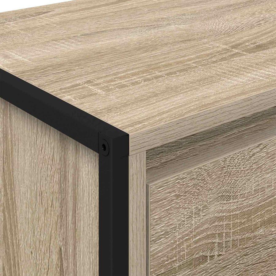 Dressoir met lade Sonoma 81 x 36 x 150.5 cm Bewerkt hout