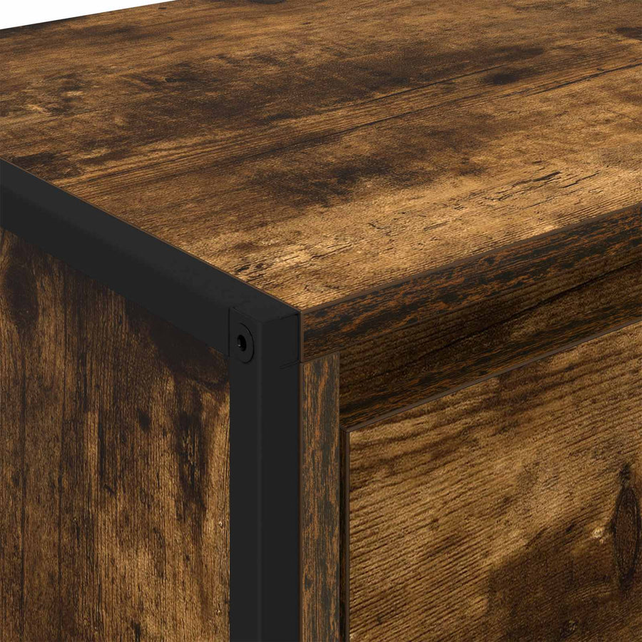 Dressoir met lade Rook Eik 81 x 36 x 150.5 cm Bewerkt hout