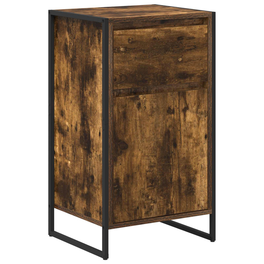 Dressoir met lade Rook Eik 81 x 36 x 150.5 cm Bewerkt hout