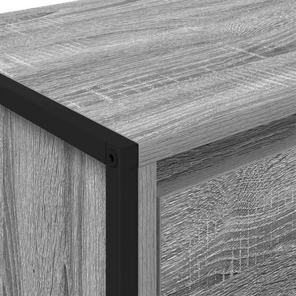 Dressoir met lade Grijs Sonoma 81 x 36 x 150.5 cm Bewerkt hout