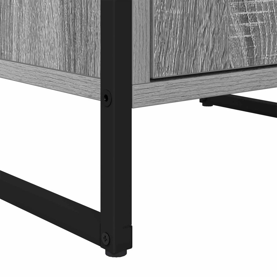 Dressoir met lade Grijs Sonoma 81 x 36 x 150.5 cm Bewerkt hout