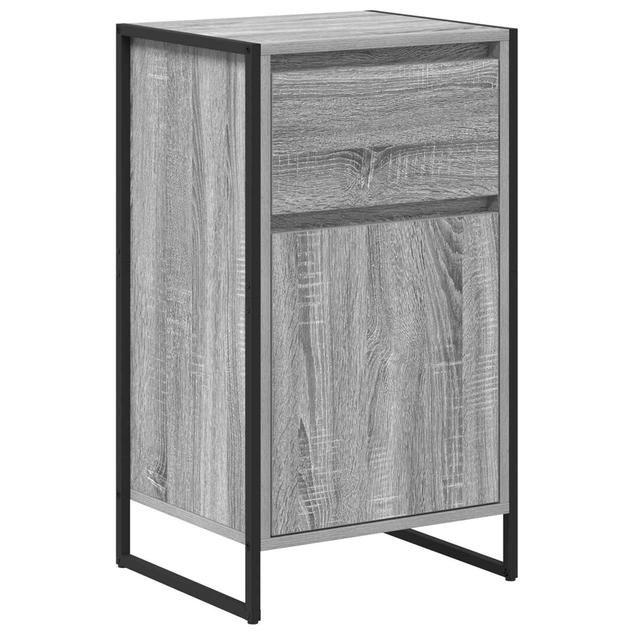 Dressoir met lade Grijs Sonoma 81 x 36 x 150.5 cm Bewerkt hout