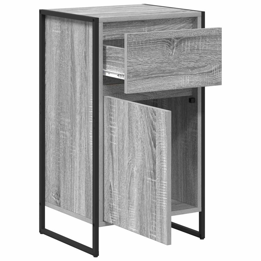 Dressoir met lade Grijs Sonoma 81 x 36 x 150.5 cm Bewerkt hout