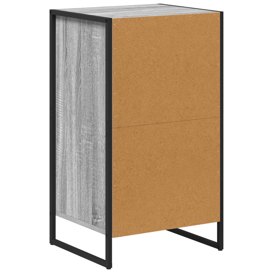 Dressoir met lade Grijs Sonoma 81 x 36 x 150.5 cm Bewerkt hout