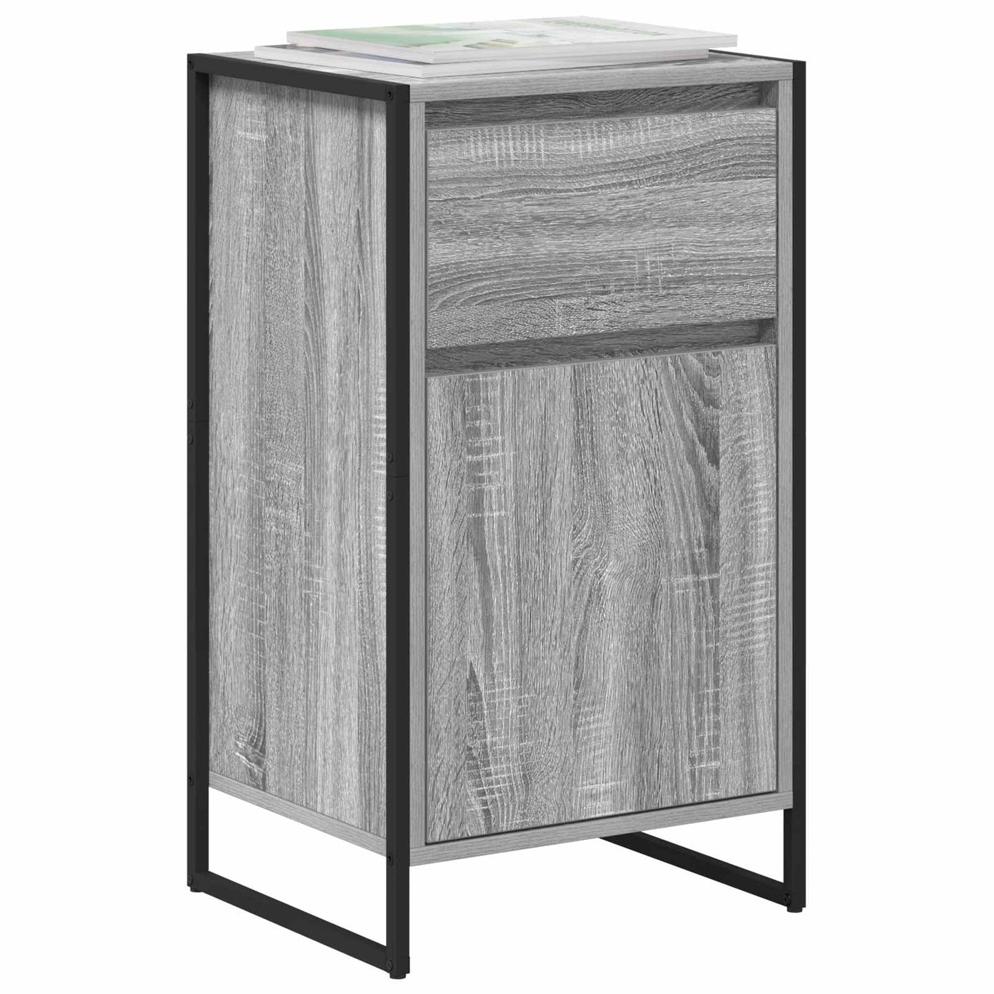 Dressoir met lade Grijs Sonoma 81 x 36 x 150.5 cm Bewerkt hout