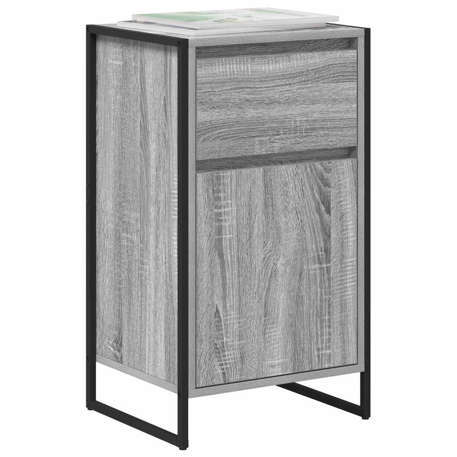Dressoir met lade Grijs Sonoma 81 x 36 x 150.5 cm Bewerkt hout
