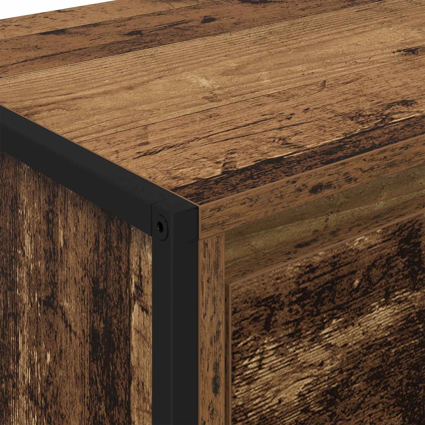 Dressoir met lade Oud Hout 81 x 36 x 150.5 cm Bewerkt hout