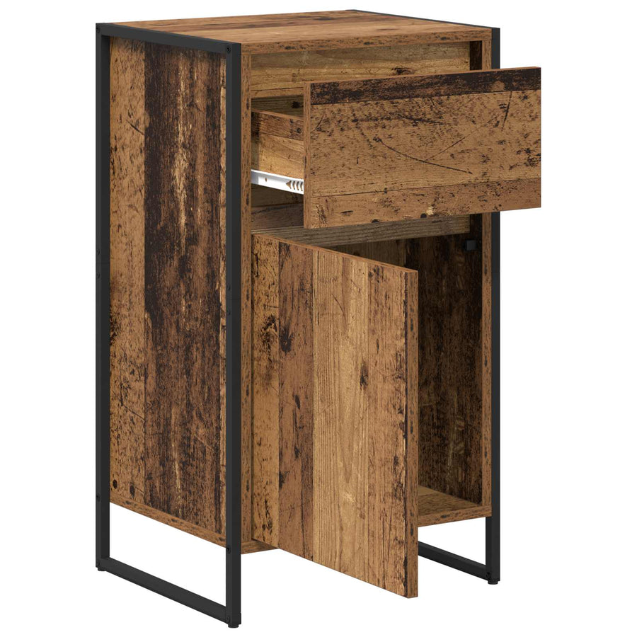 Dressoir met lade Oud Hout 81 x 36 x 150.5 cm Bewerkt hout