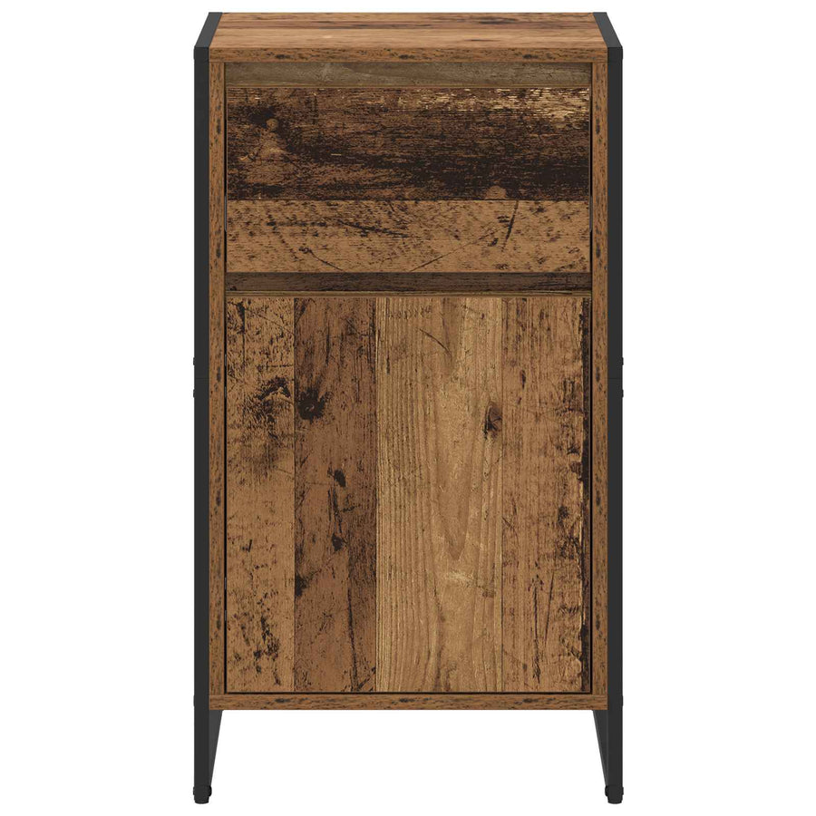 Dressoir met lade Oud Hout 81 x 36 x 150.5 cm Bewerkt hout