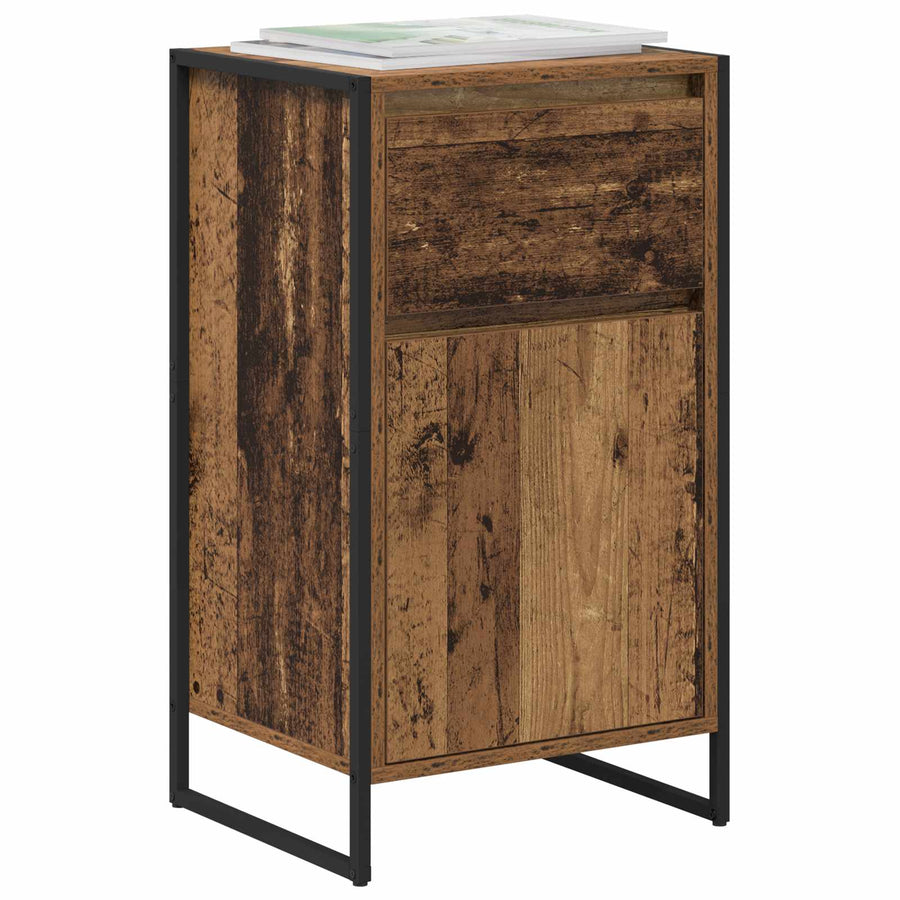 Dressoir met lade Oud Hout 81 x 36 x 150.5 cm Bewerkt hout