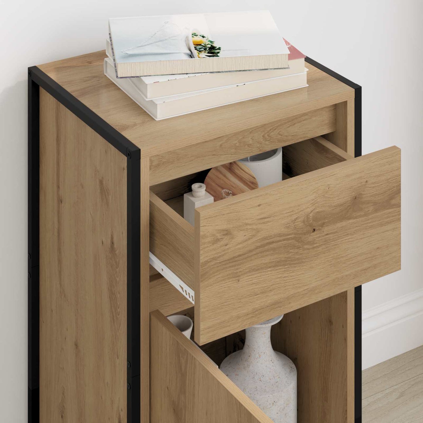 Dressoir Ambachtelijk eiken 81 x 36 x 150.5 cm Bewerkt hout