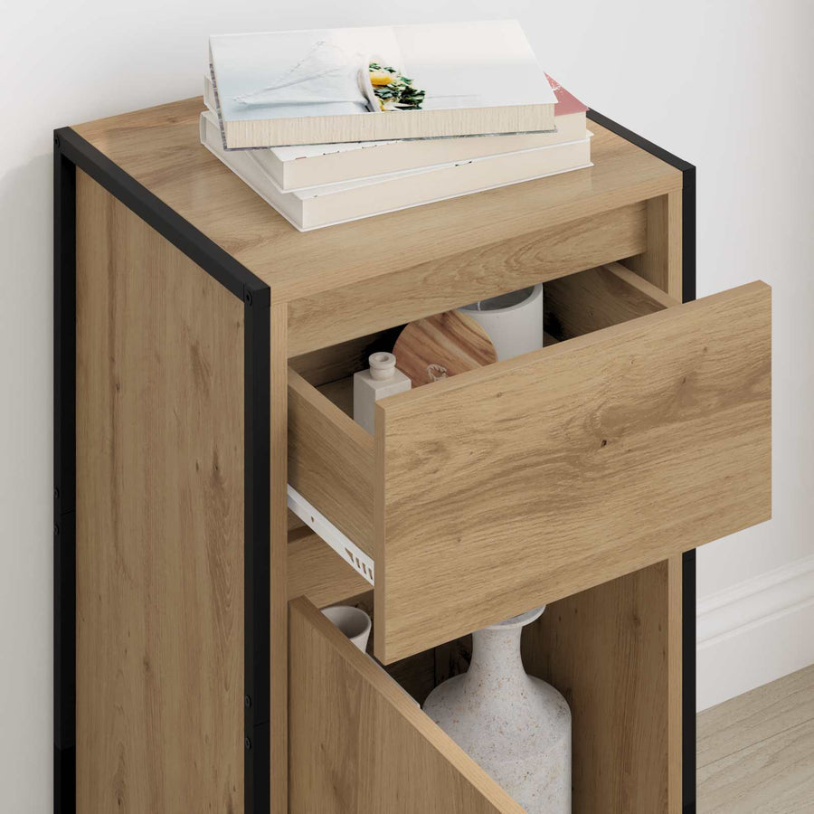 Dressoir Ambachtelijk eiken 81 x 36 x 150.5 cm Bewerkt hout