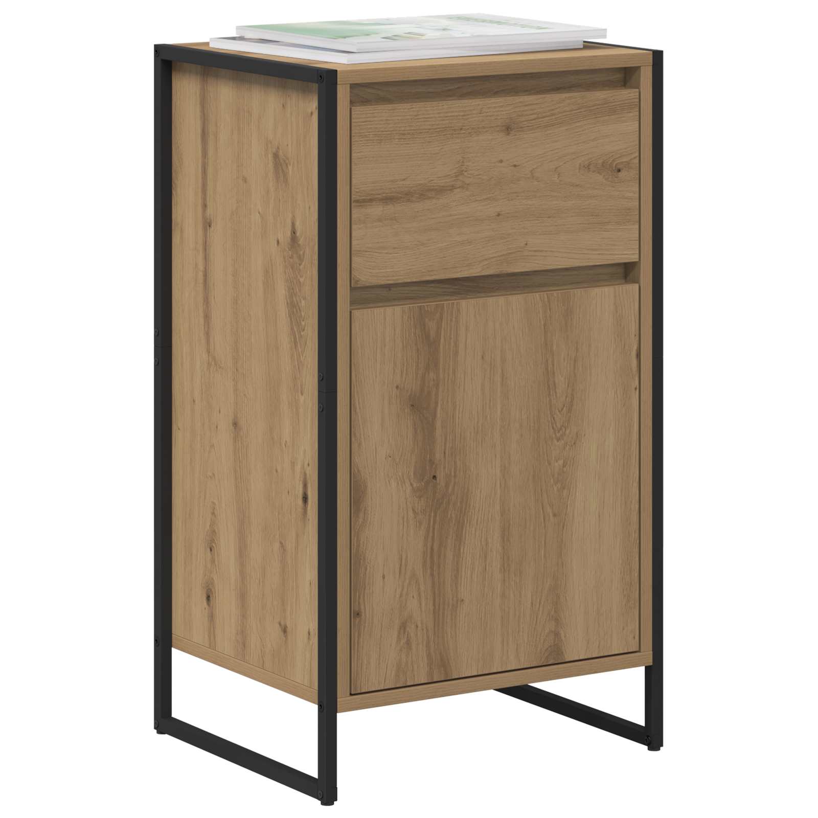 Dressoir Ambachtelijk eiken 81 x 36 x 150.5 cm Bewerkt hout