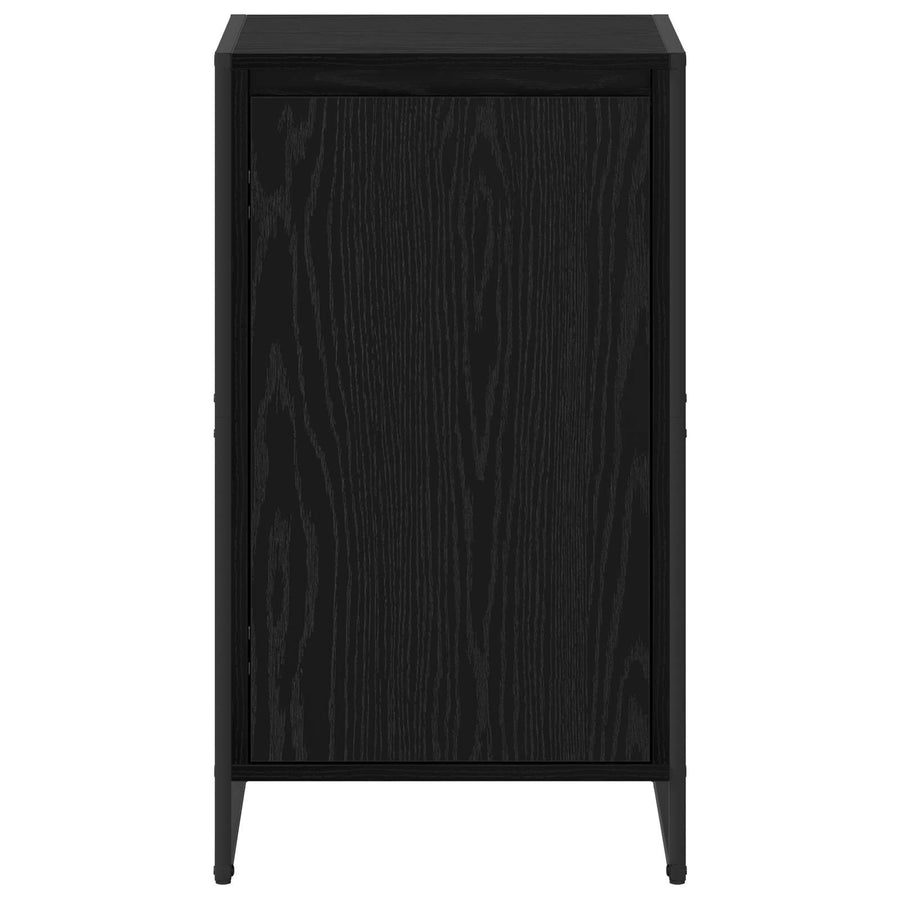 Dressoir Zwart Eiken 43 x 36 x 75,5 cm Bewerkt hout
